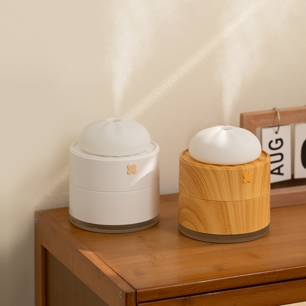 Steamed stuffed bun, cute, humidifier, decompression，