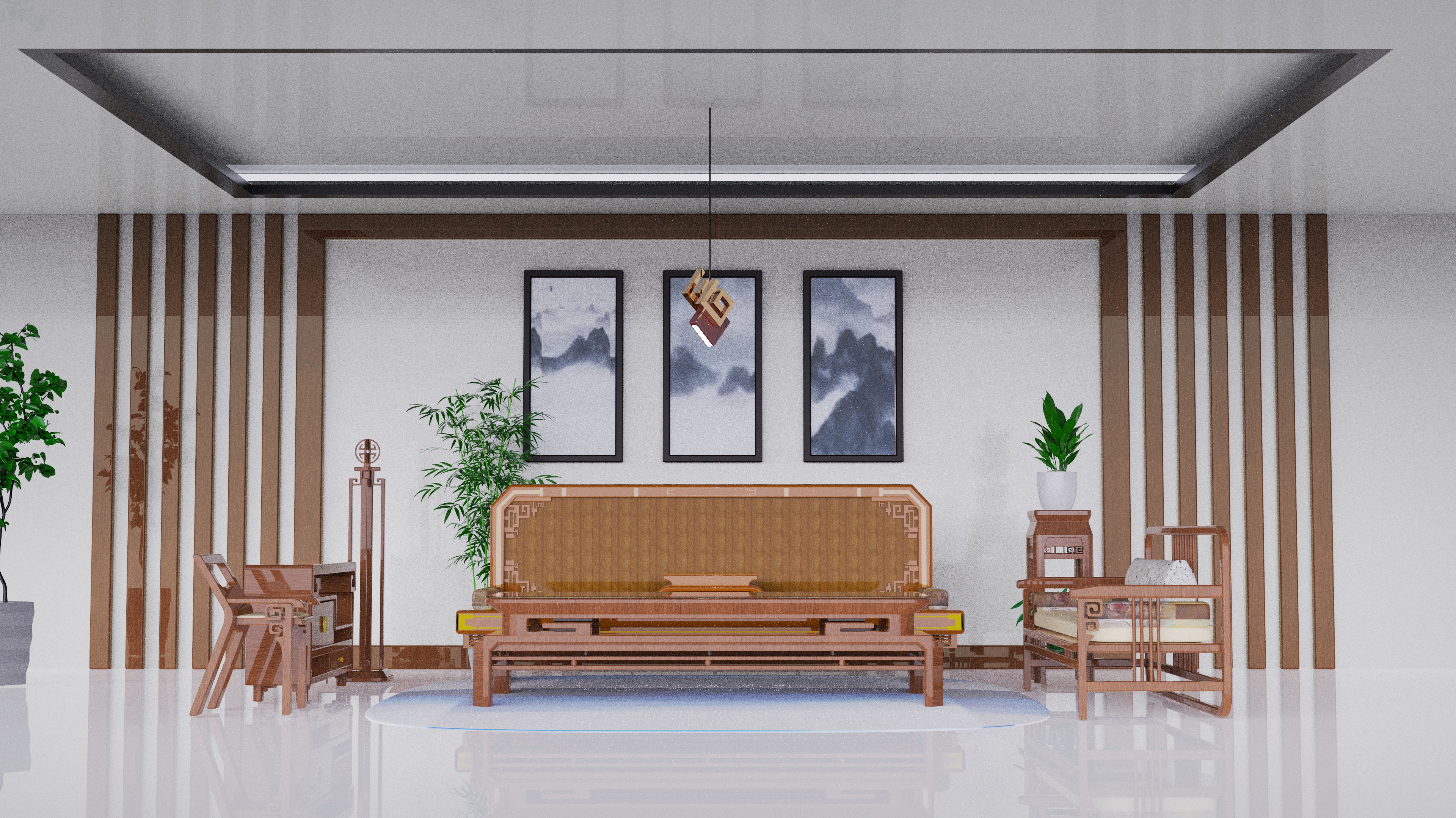 New Chinese furniture，Cultural creation，Palindrome，