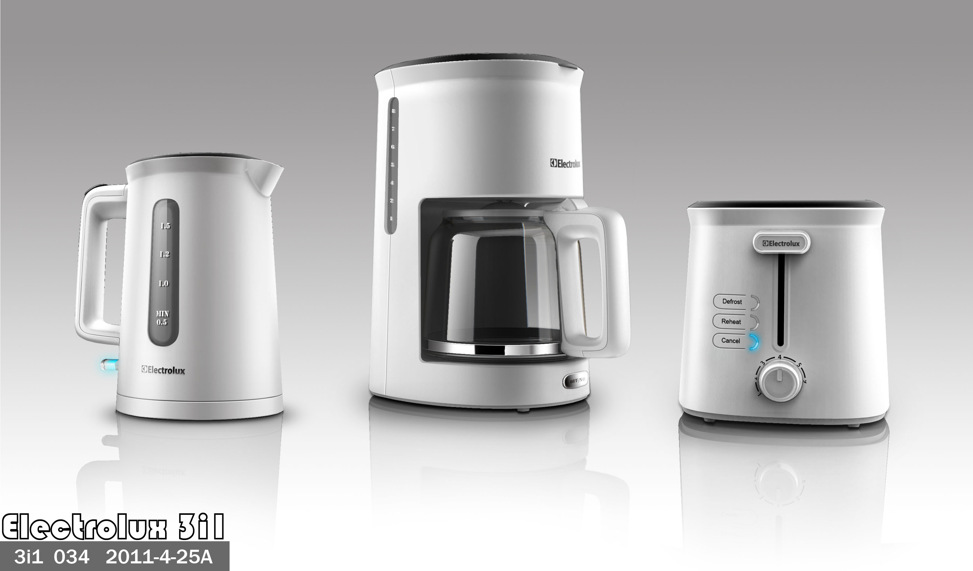 Coffee maker toaster kettle series，