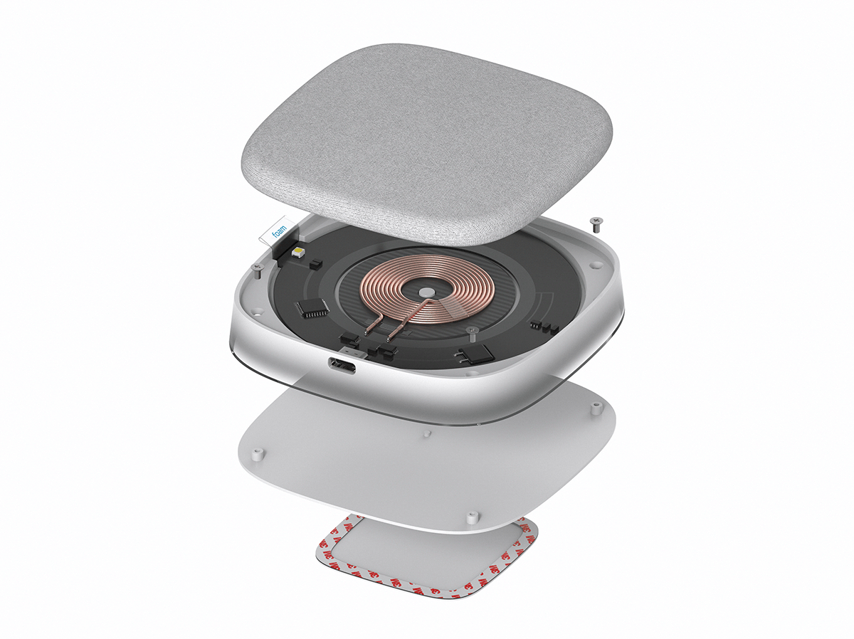 Wireless Charger，wireless charger ，foam，