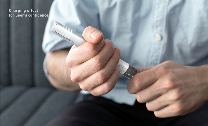 ISA10，Adrenaline automatic syringe，Medical chess，product design，2016 Core77，