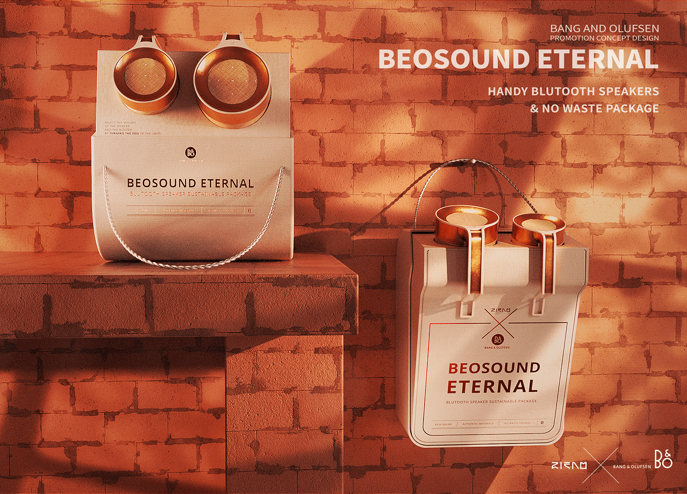 Sustainability，industrial design，interactive，Bluetooth speaker，music，