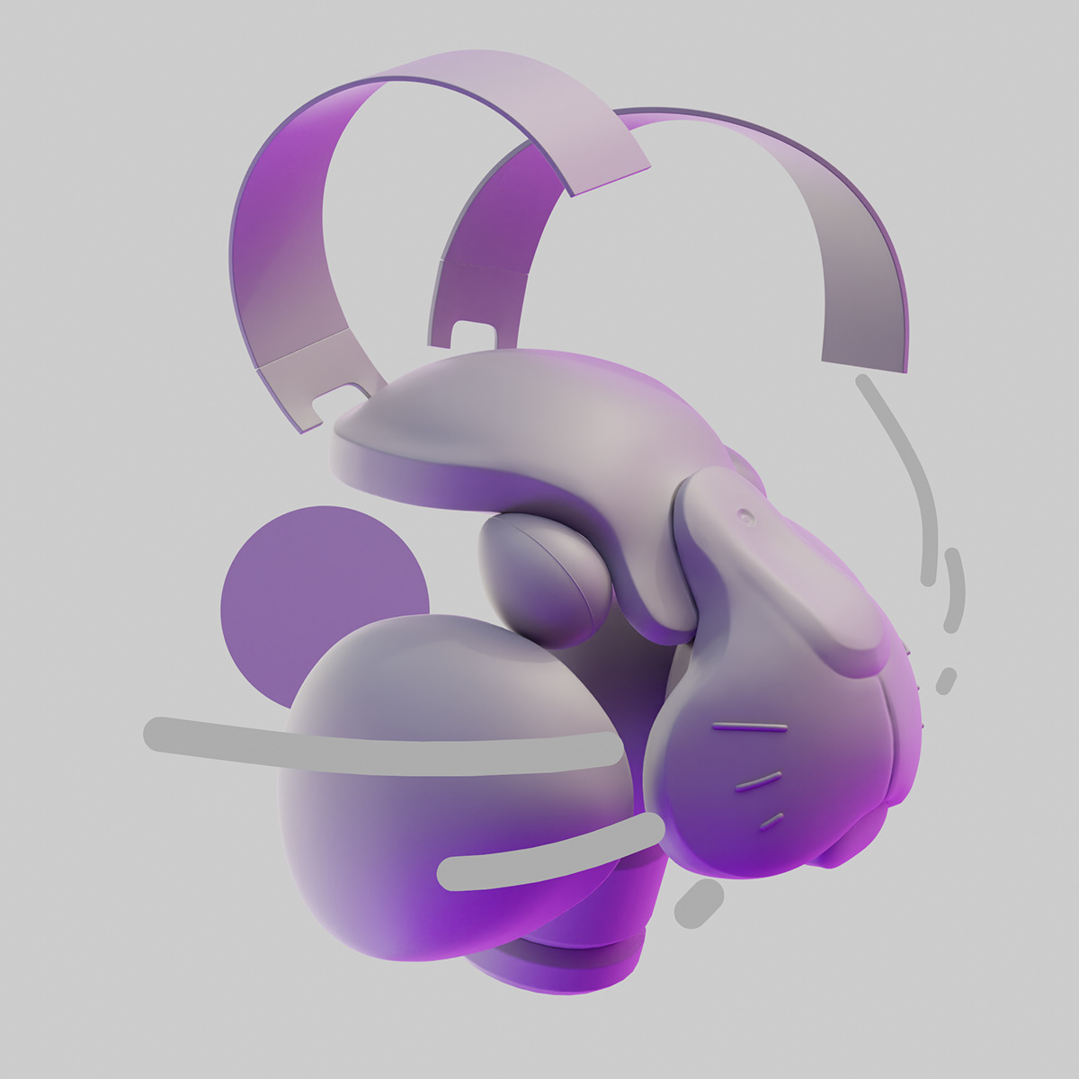 Plastic，Toy design，3D animation mixer，