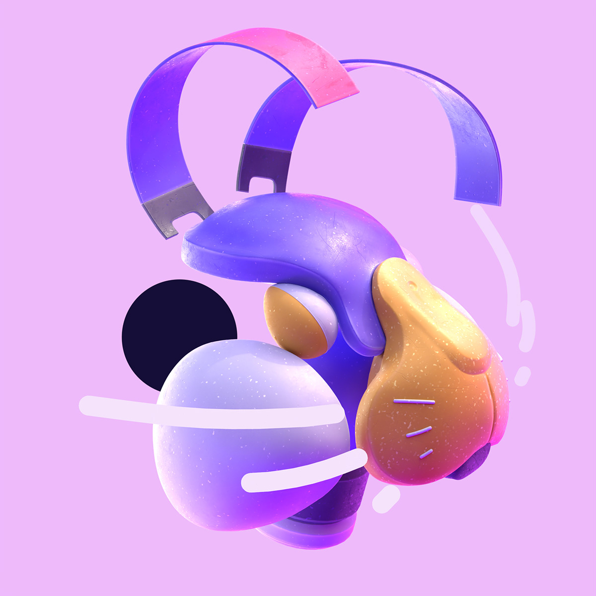 Plastic，Toy design，3D animation mixer，