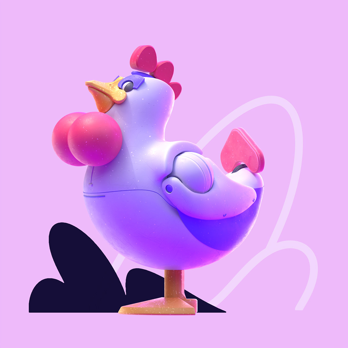 Plastic，Toy design，3D animation mixer，