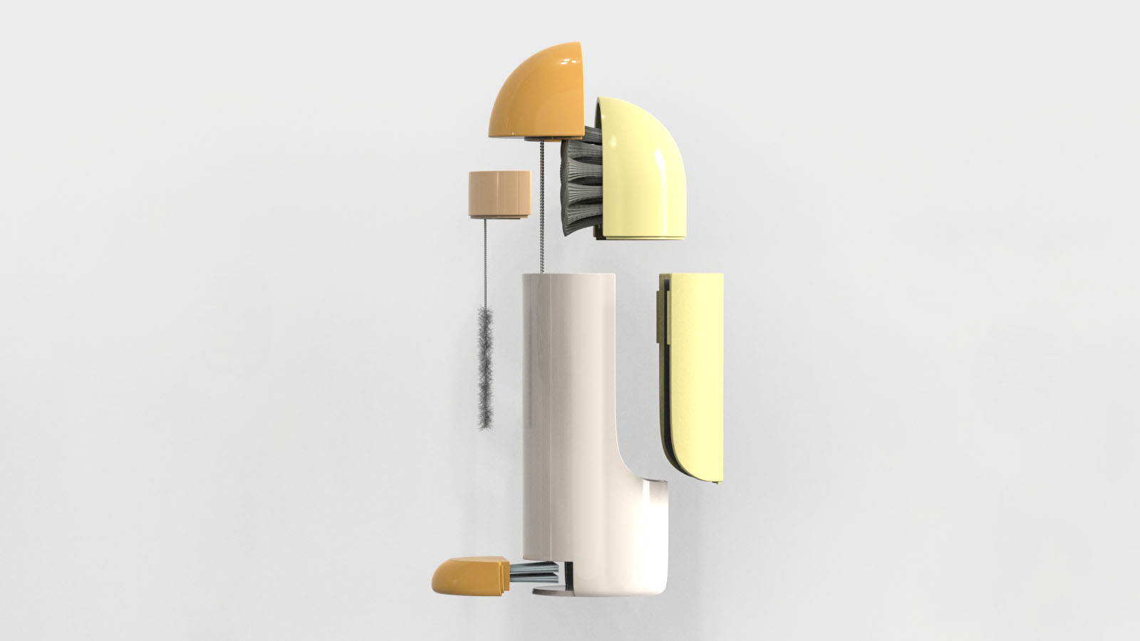 product design，Kitchen supplies，Cleaning brush，