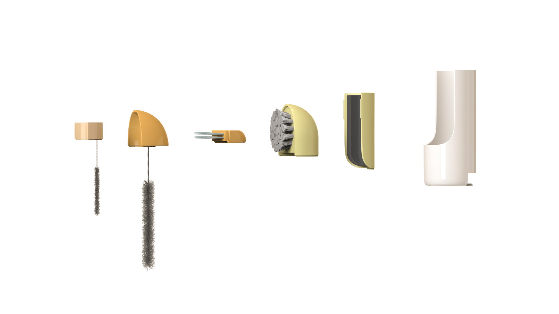 product design，Kitchen supplies，Cleaning brush，