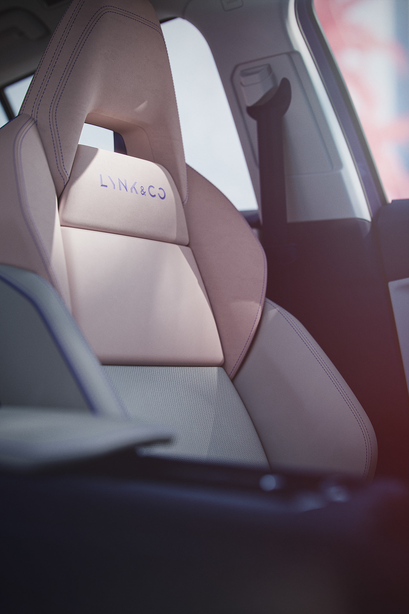 Lynk & Co 06 Shero，汽车，渲染，cgi，