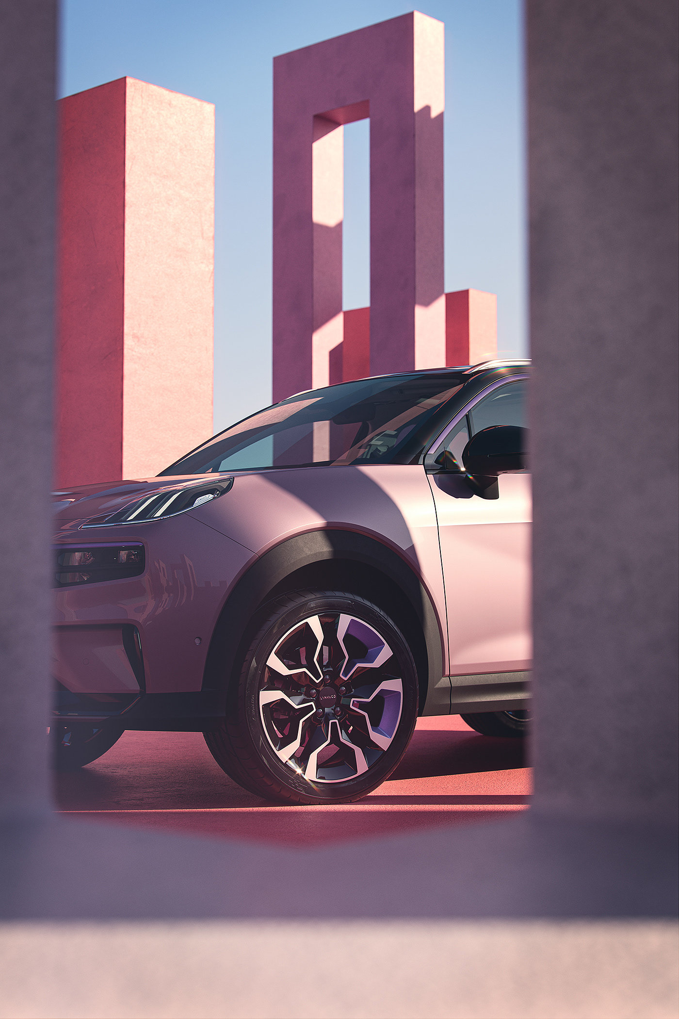 Lynk, Co 06 Shero，automobile，Render，cgi，