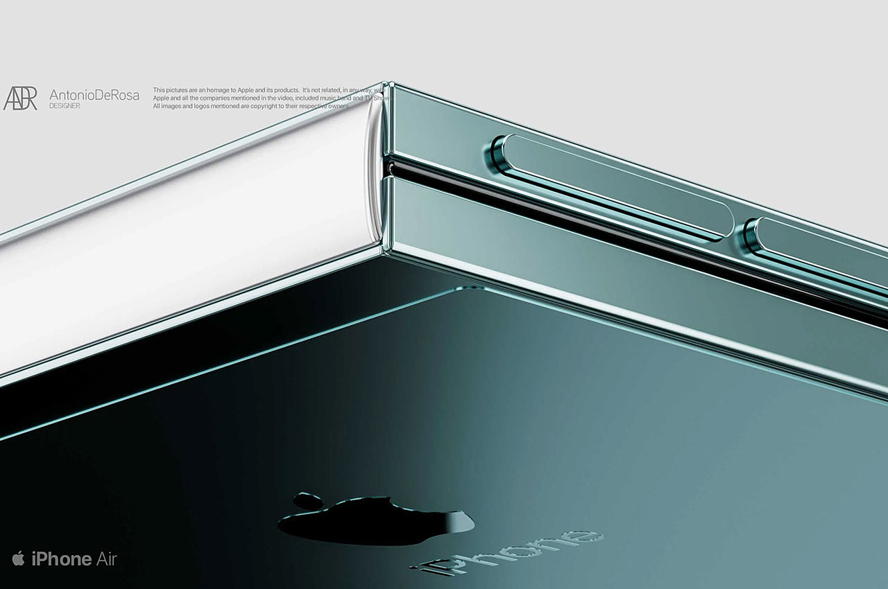 apple，可折叠，专业级摄像头，iphone，空气翻盖，概念设计，