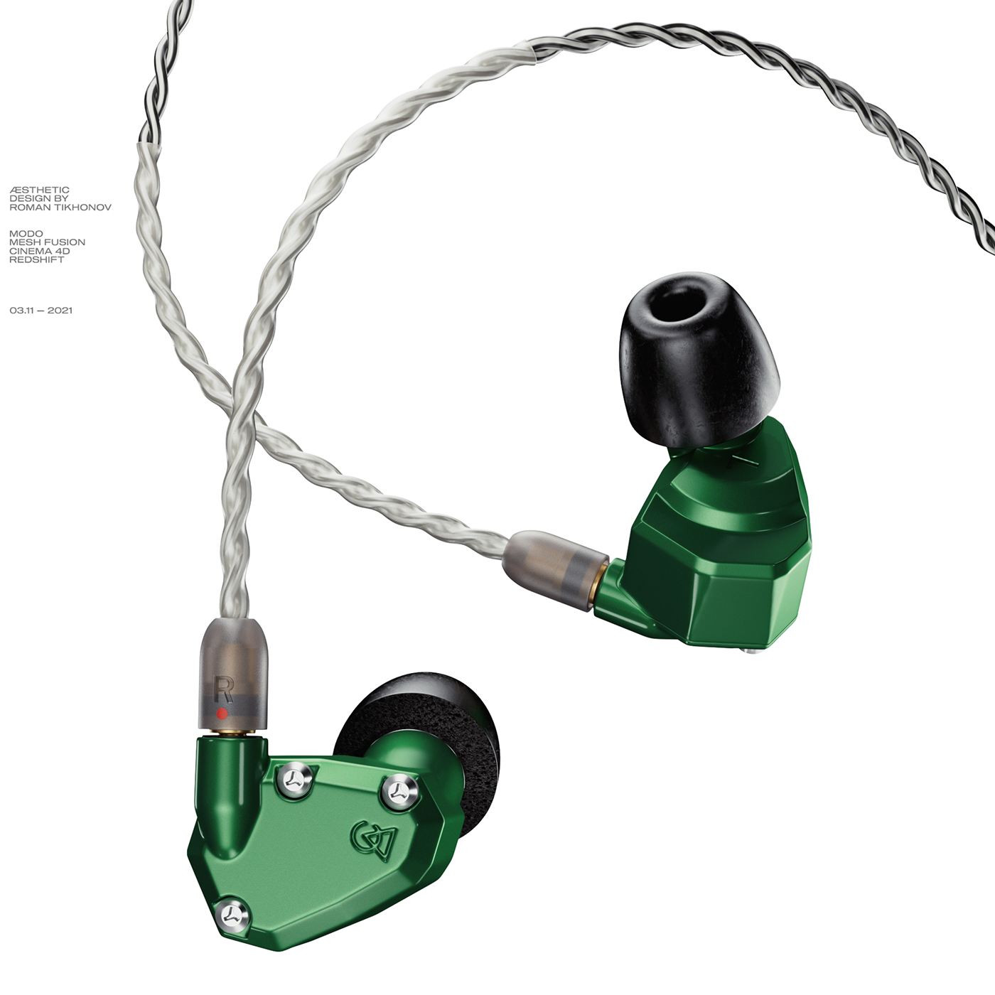 3d，headset，Hi-fi，product design，visualization，Mechanical sense，