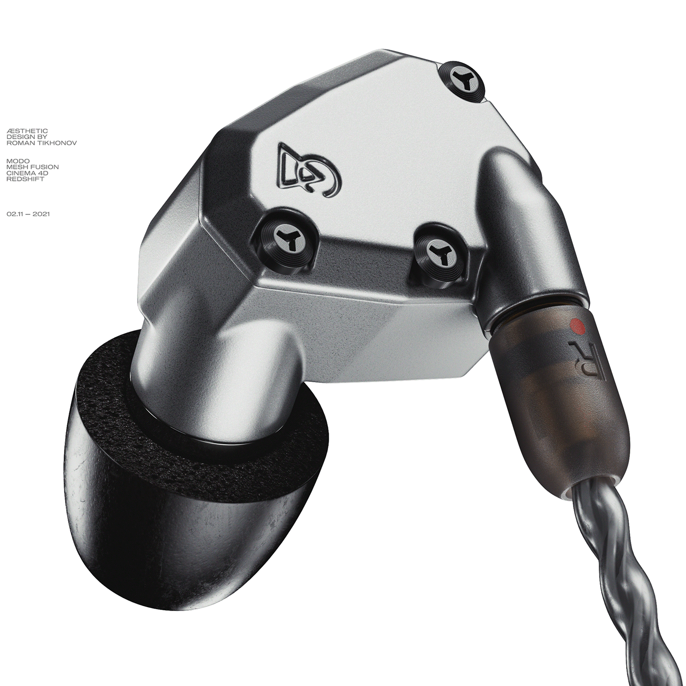 3d，headset，Hi-fi，product design，visualization，Mechanical sense，