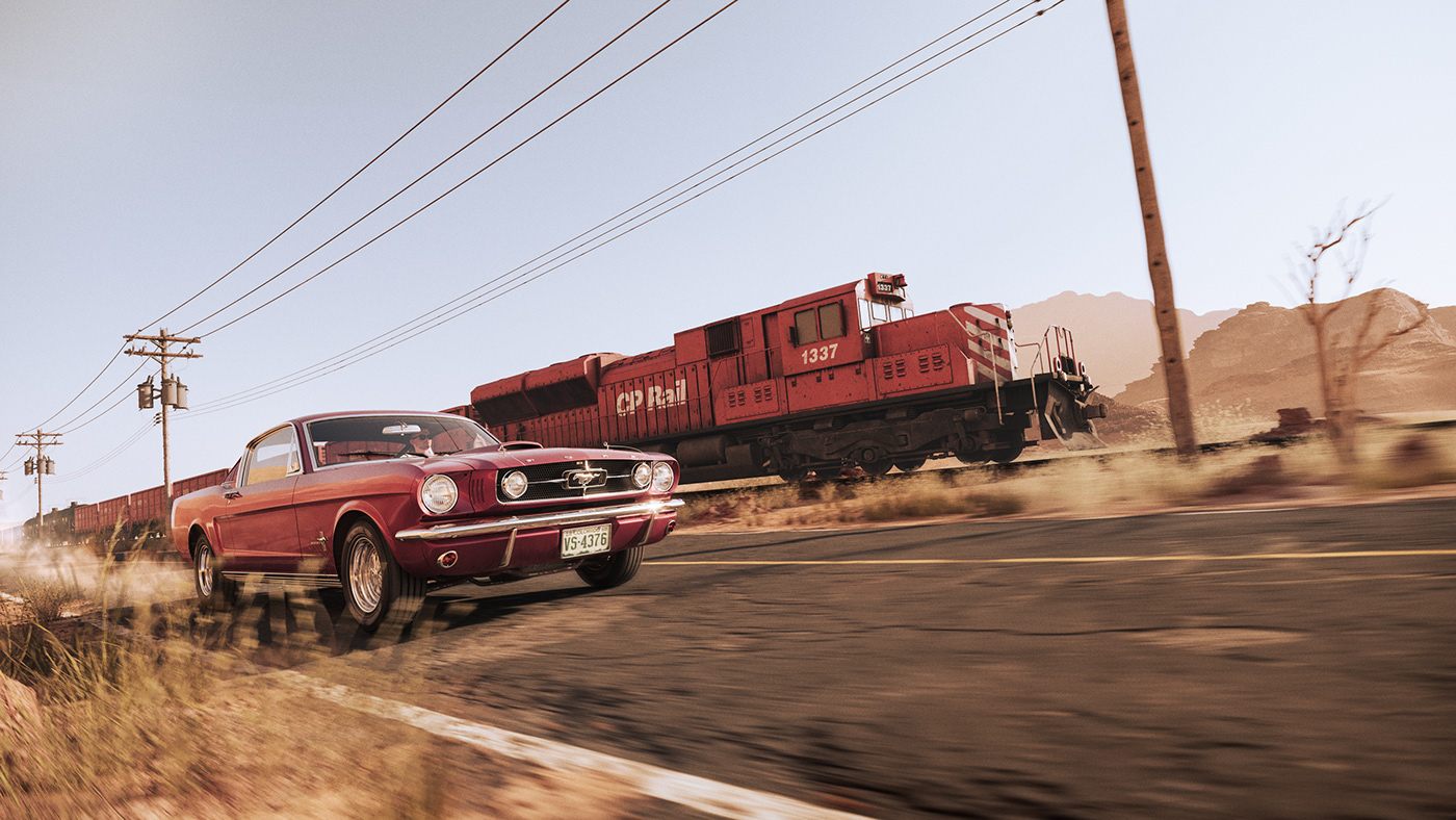 Mustang '65，Ford Motor，Red Mustang，