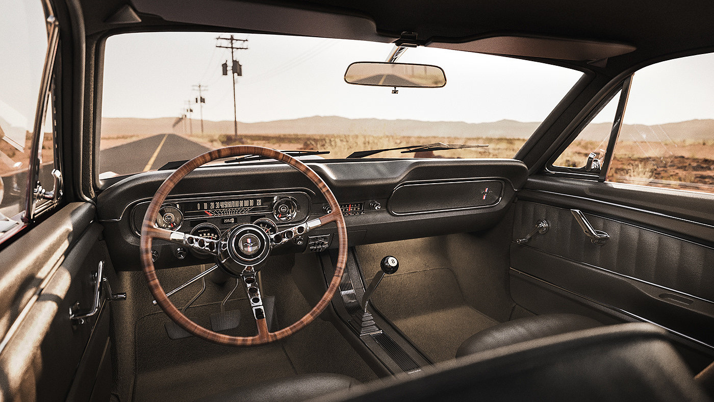 Mustang '65，Ford Motor，Red Mustang，