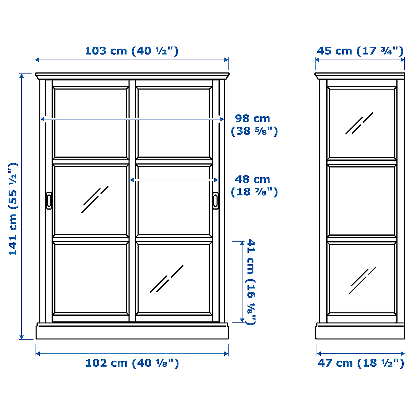 IKEA，Malsj ö display cabinet，IKEA，