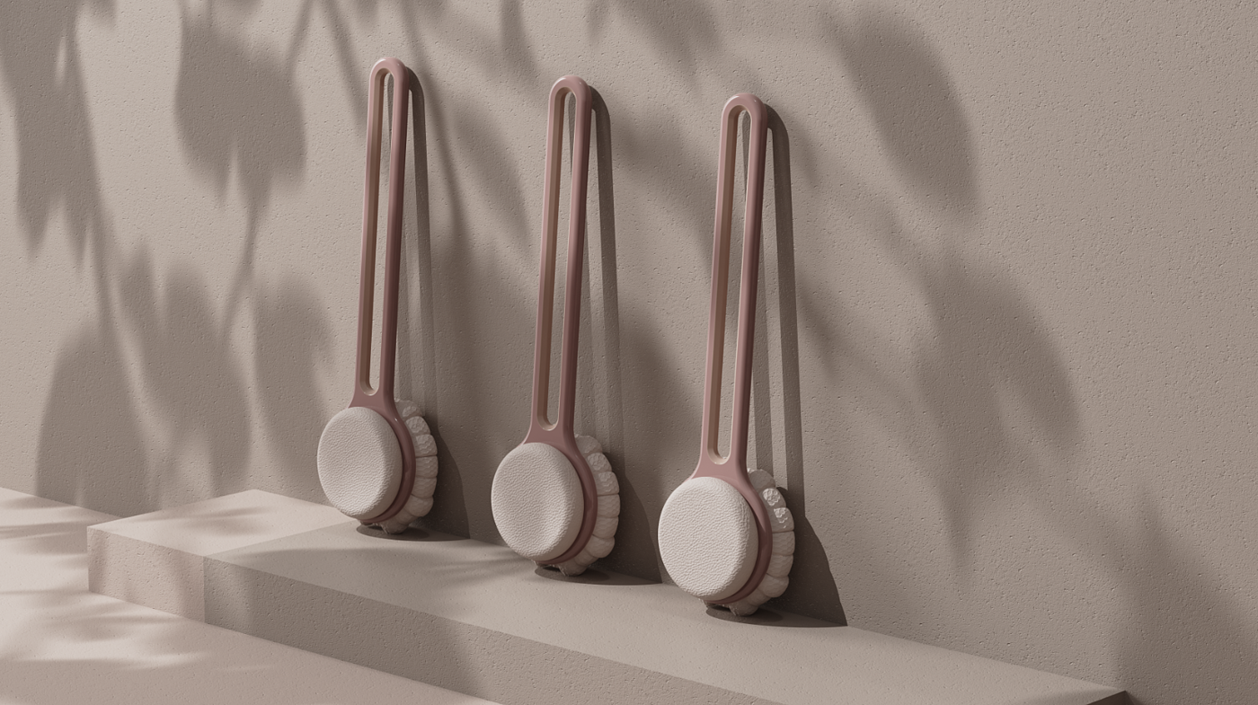 Bath brush，brush，product design，Creative design，Home design，Commodity Design，industrial design，articles for daily use，