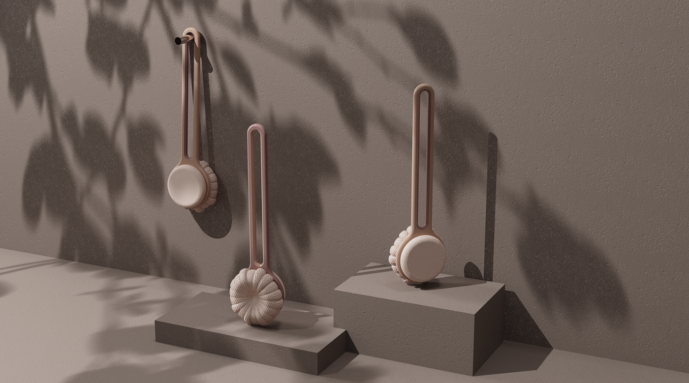 Bath brush，brush，product design，Creative design，Home design，Commodity Design，industrial design，articles for daily use，