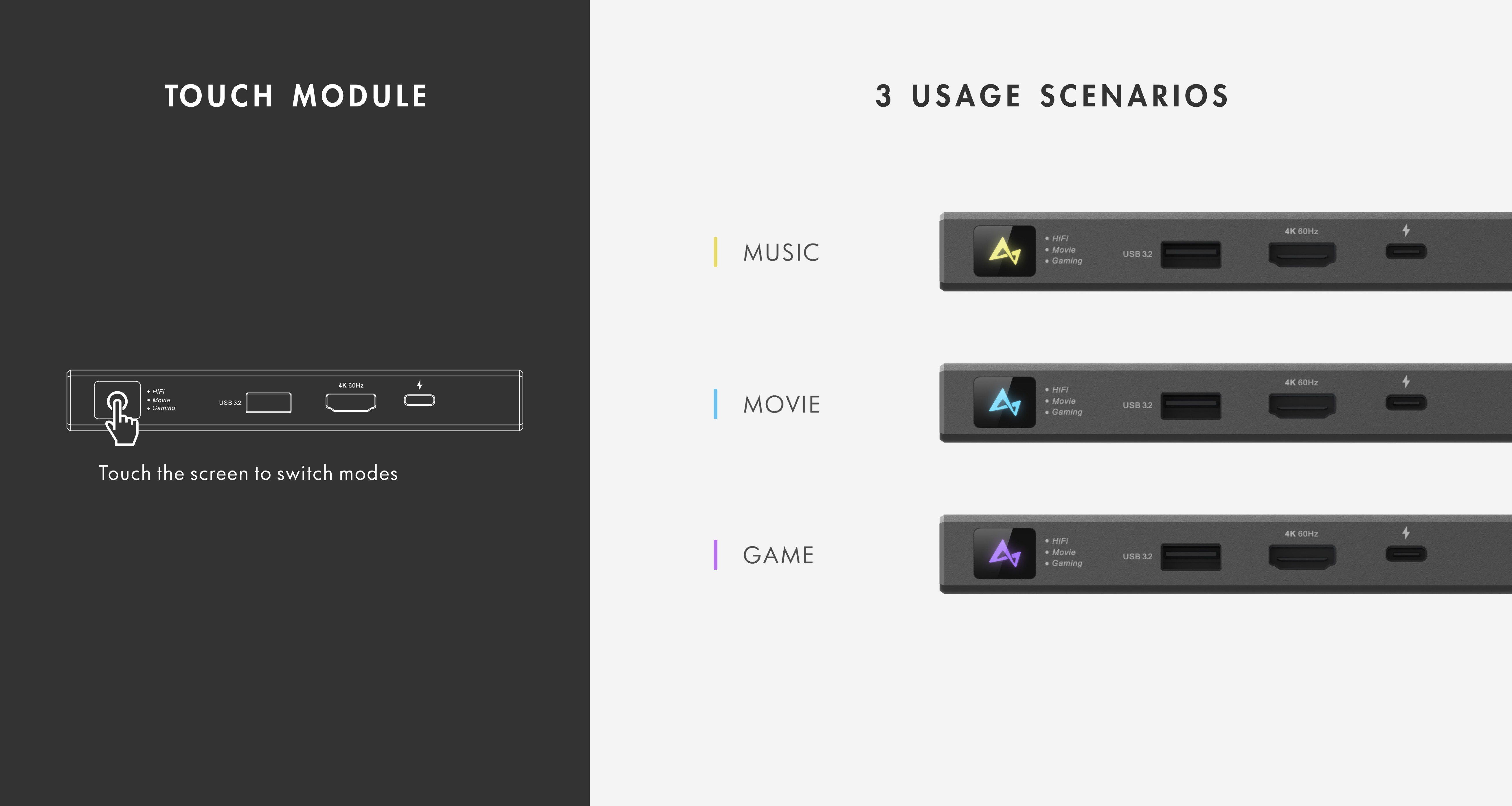 Expansion dock，electronic product，audio frequency，music，film，game，Touch ，