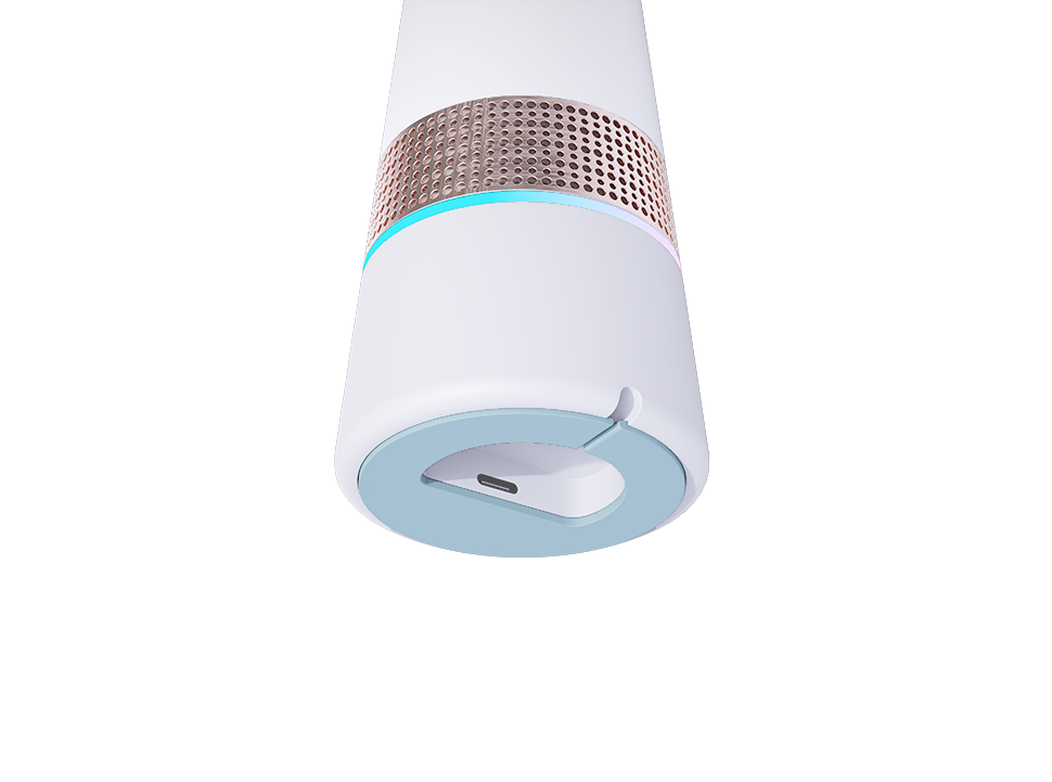 Air purification, desk lamp, home, office，