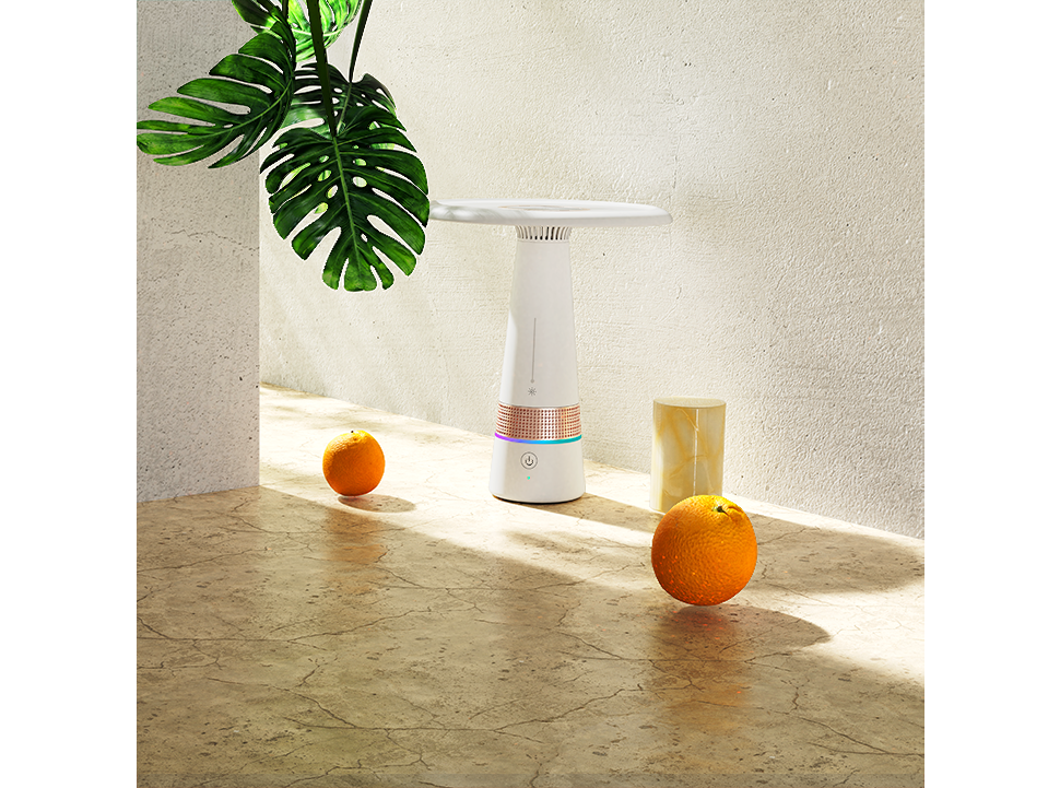 Air purification, desk lamp, home, office，