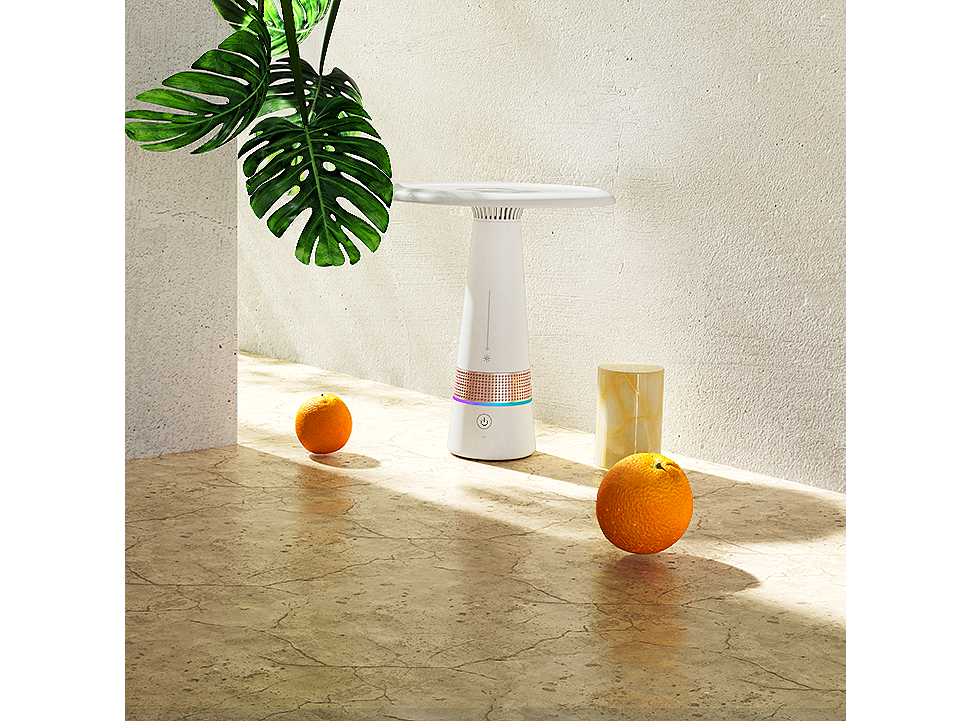 Air purification, desk lamp, home, office，