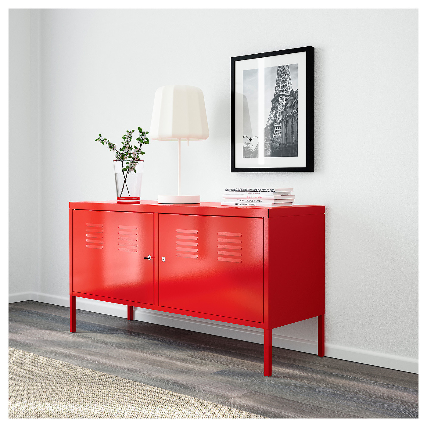 宜家，柜子，IKEA，红色，