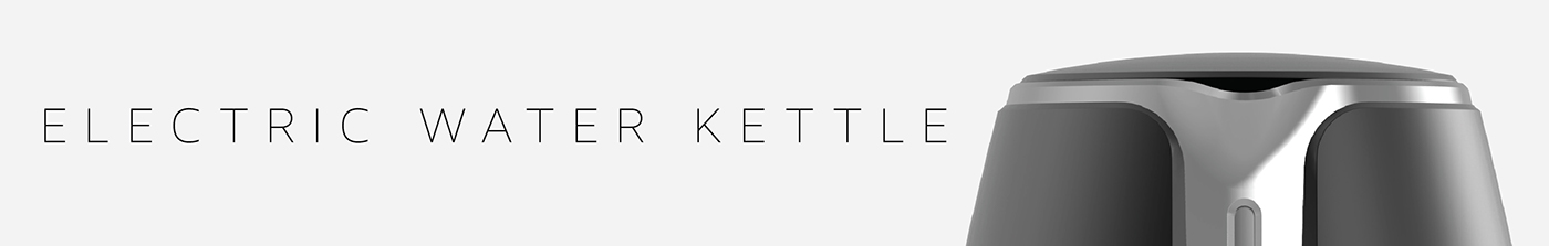 Electric kettle，product design，household electrical appliances，Geometric form，Gradual change，