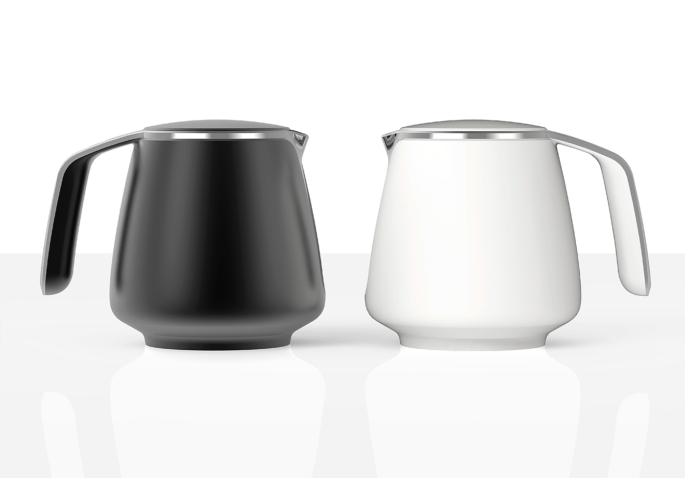 Electric kettle，product design，household electrical appliances，Geometric form，Gradual change，