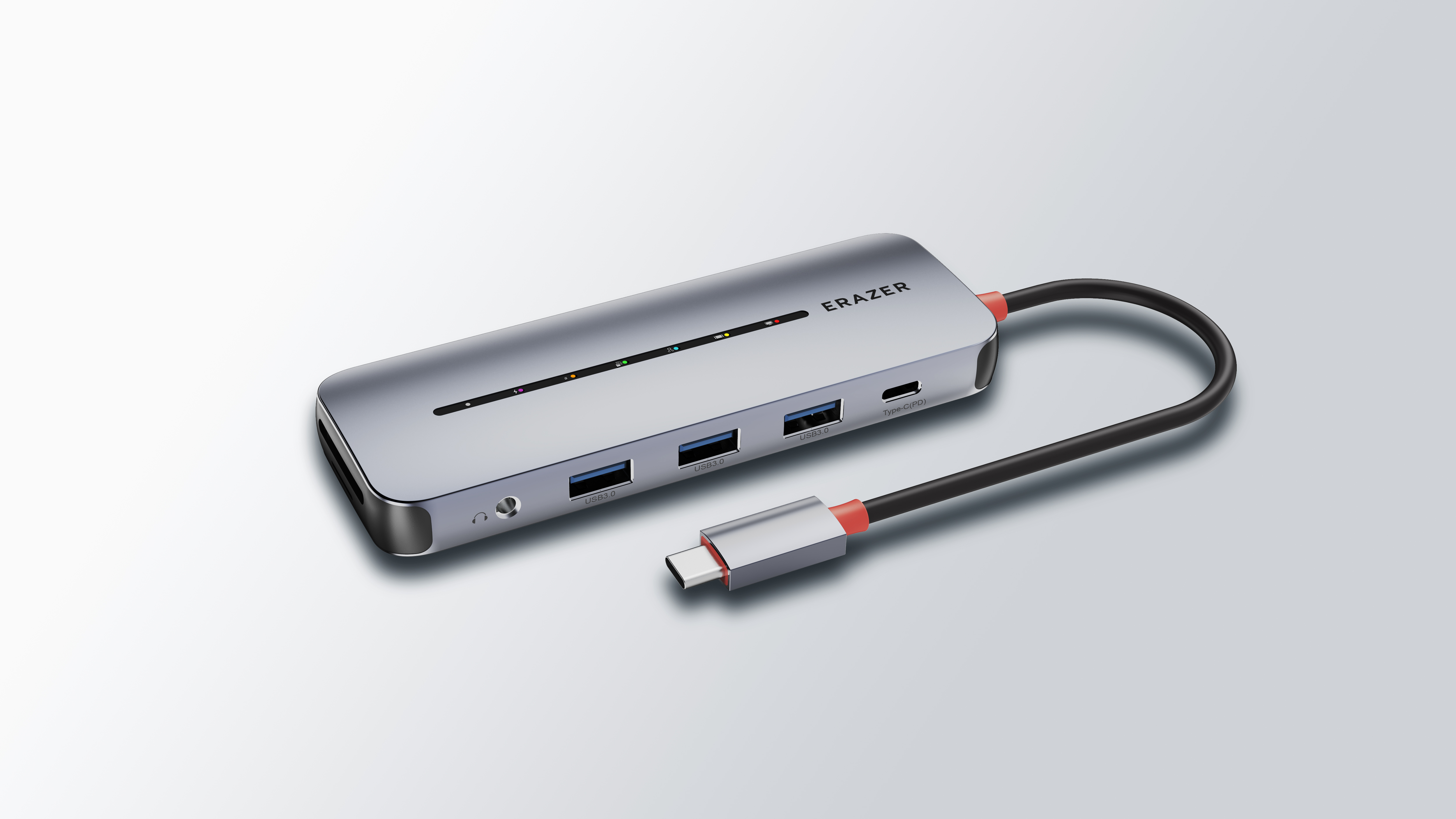 Expansion dock，3c，Computer interface，industrial design，Appearance design，Interface，