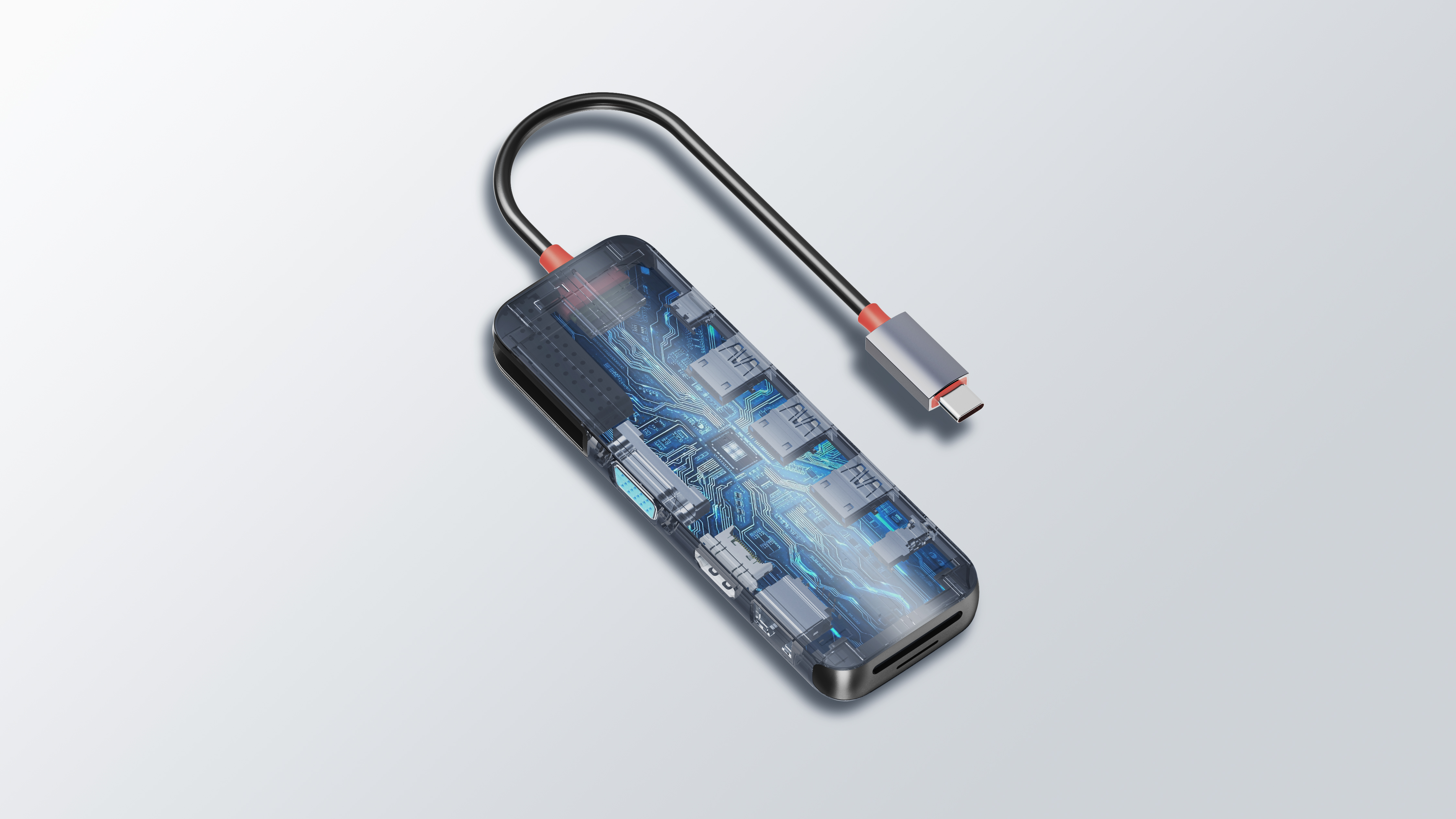 Expansion dock，3c，Computer interface，industrial design，Appearance design，Interface，