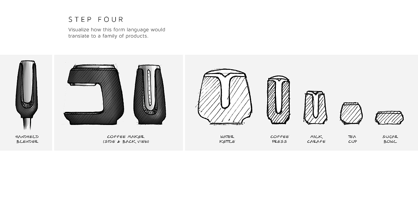 Electric kettle，product design，household electrical appliances，Geometric form，Gradual change，