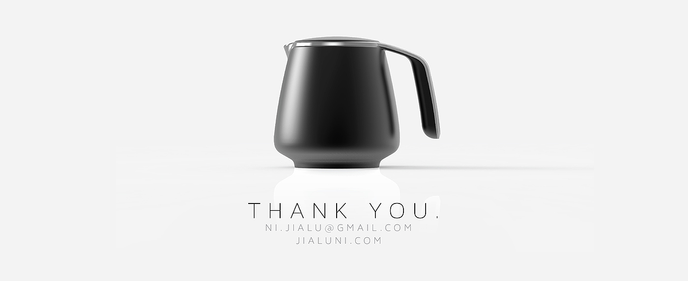 Electric kettle，product design，household electrical appliances，Geometric form，Gradual change，