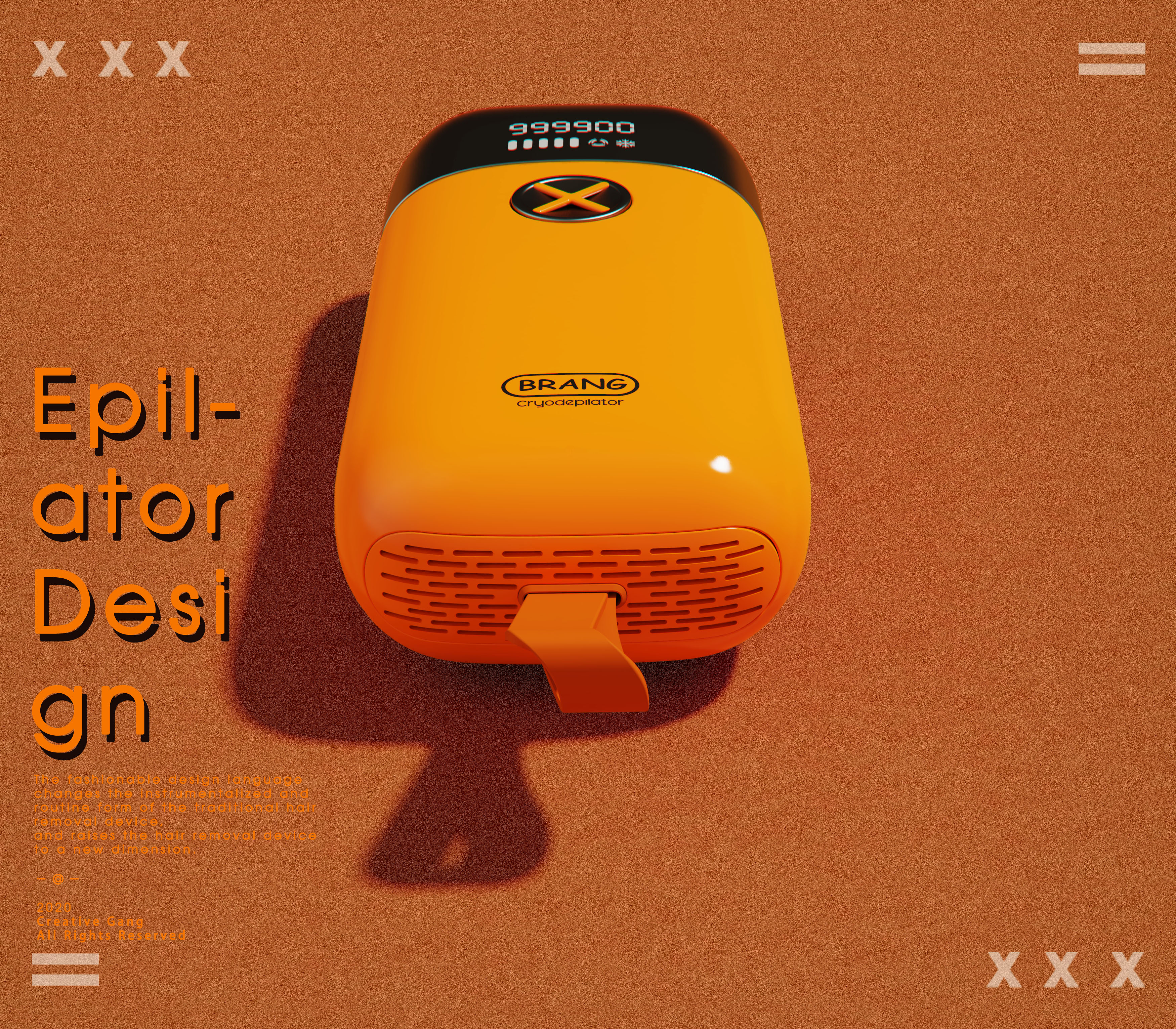 Depilatory instrument，Beauty products，product design，@Oldguy，