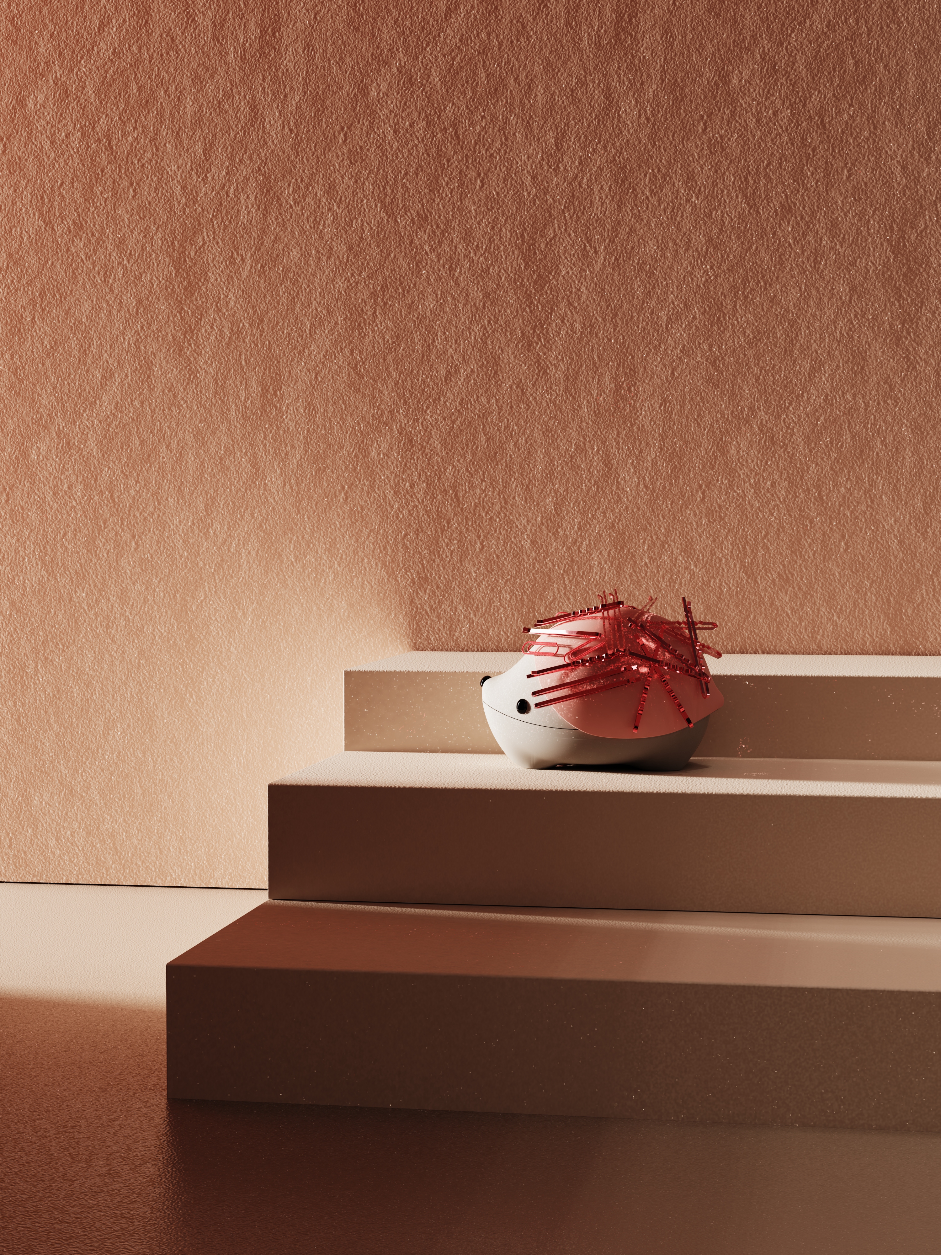 Desk storage，Pin storage，Cosmetic storage，Hedgehog storage box，Magnetic absorption storage，bionics，lovely，