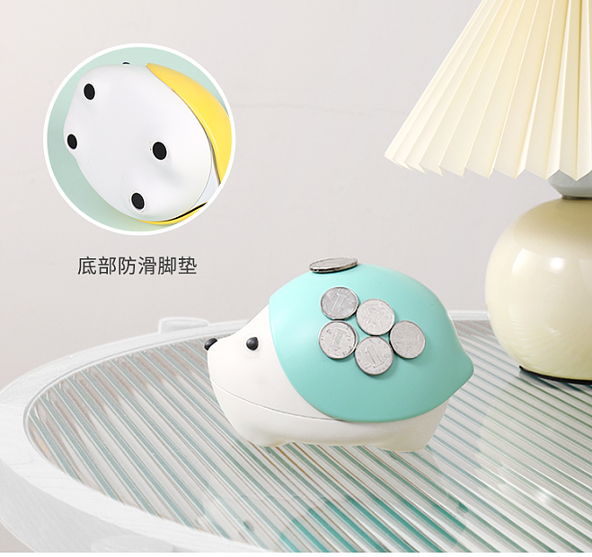 Desk storage，Pin storage，Cosmetic storage，Hedgehog storage box，Magnetic absorption storage，bionics，lovely，