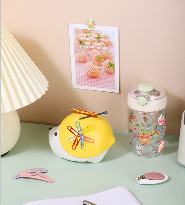Desk storage，Pin storage，Cosmetic storage，Hedgehog storage box，Magnetic absorption storage，bionics，lovely，