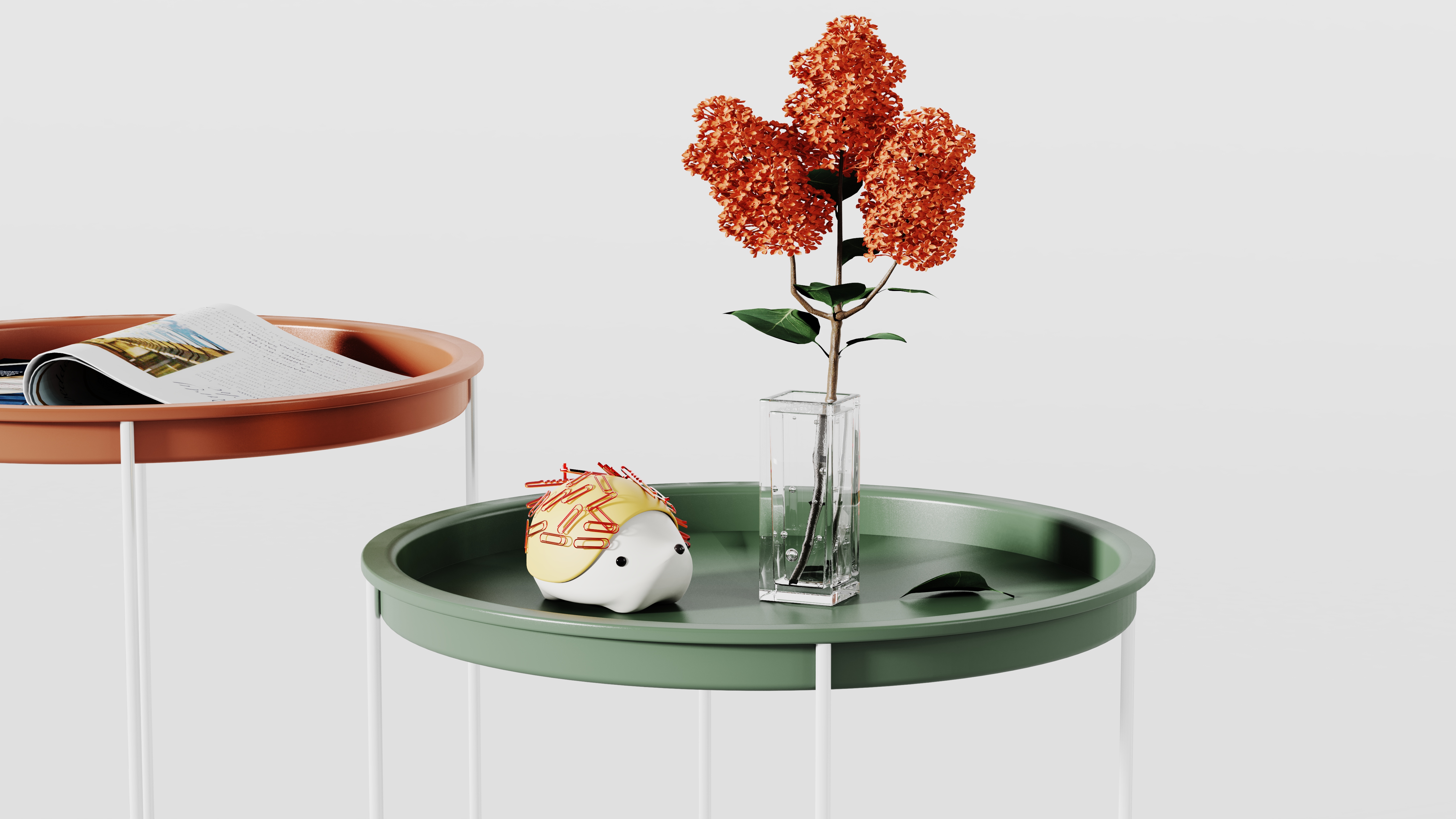 Desk storage，Pin storage，Bionics Design ，Card issuing and storage，Hedgehog storage box，