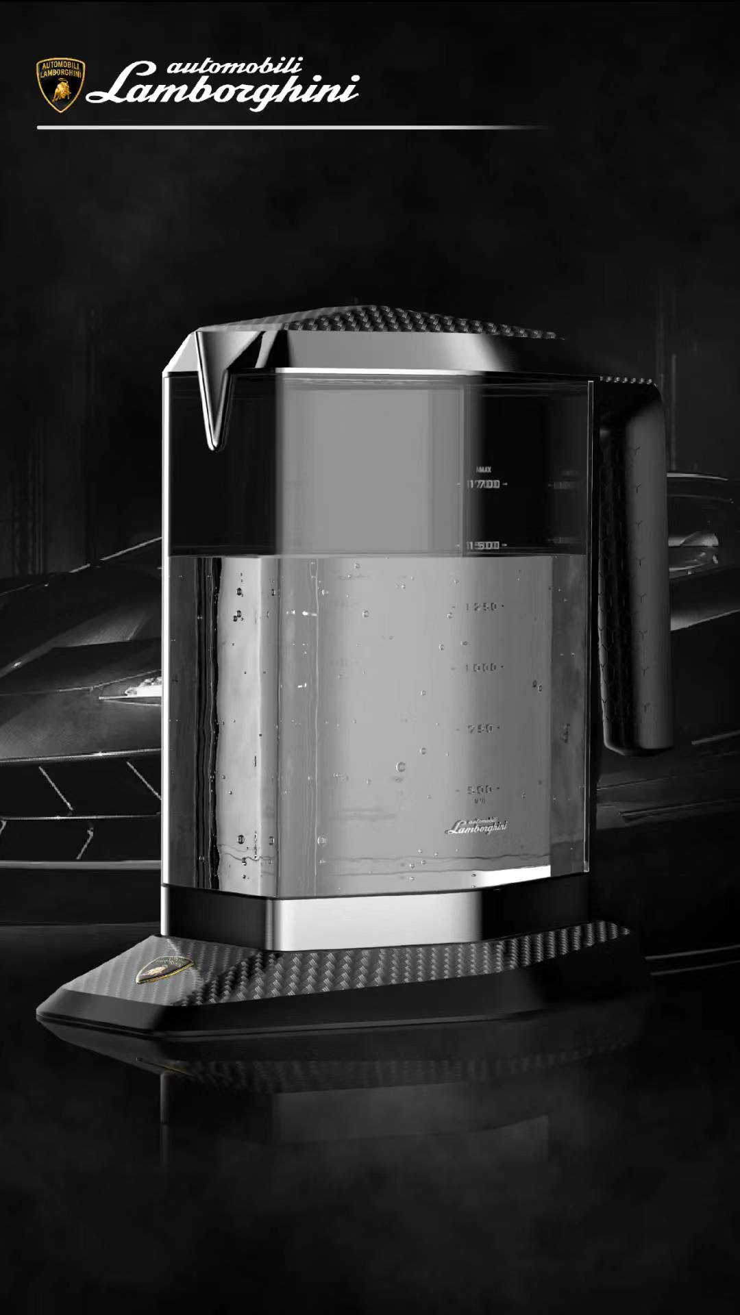 Home appliance design, electric kettle, Lamborghini,，