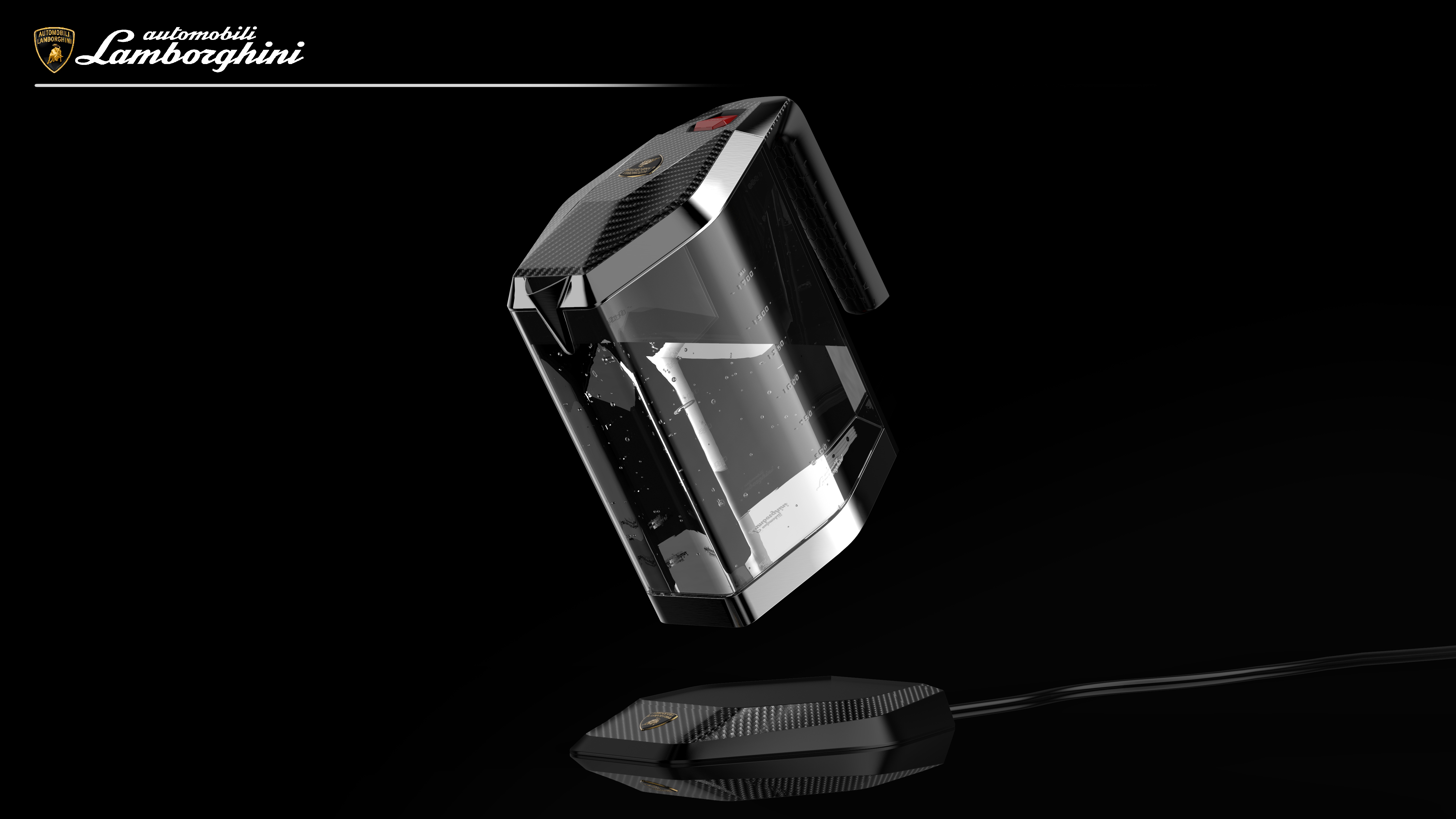 Home appliance design, electric kettle, Lamborghini,，