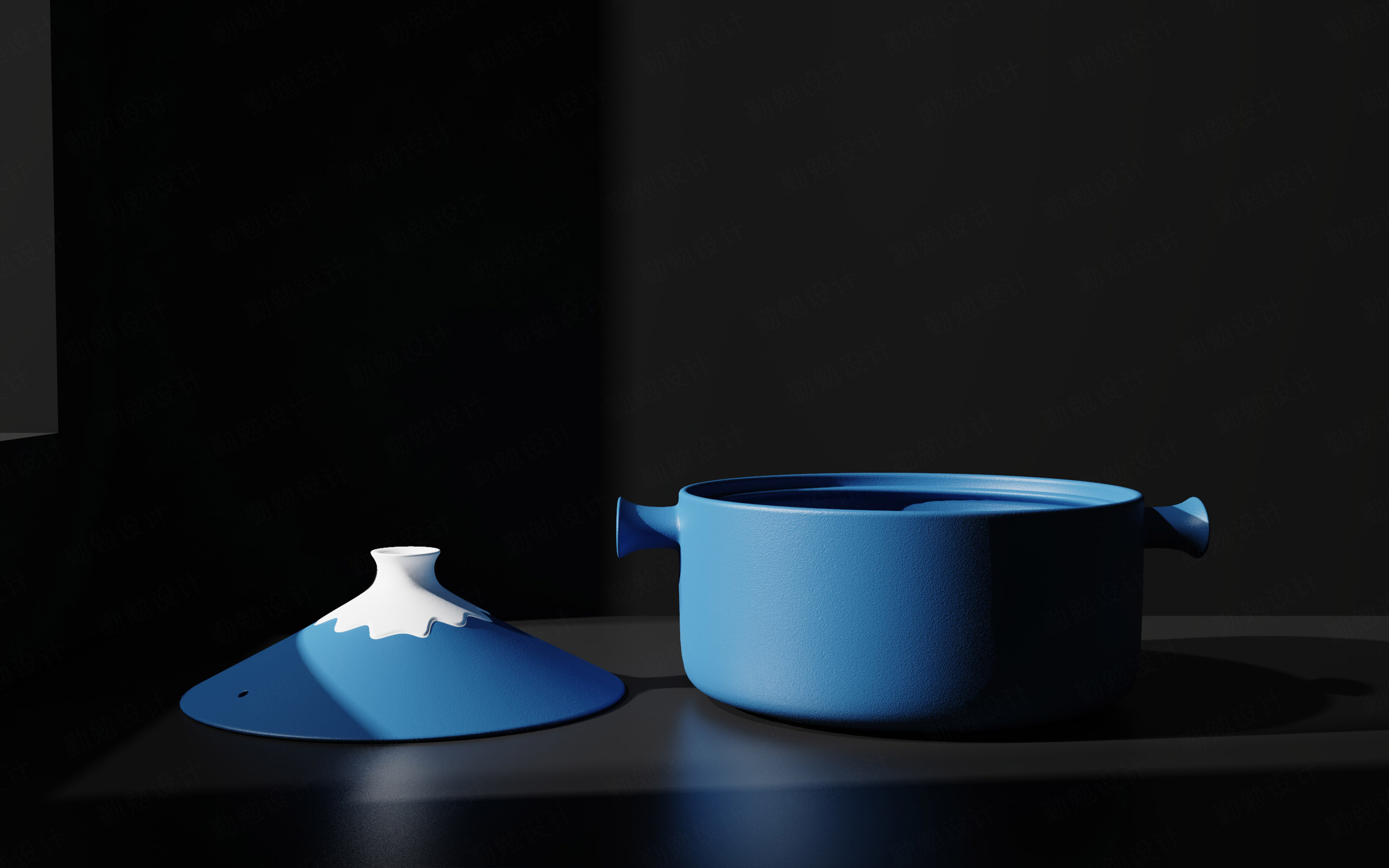 Casserole，Ceramic pot，Kitchen supplies，Life aesthetics，Fuji，Diligent design，