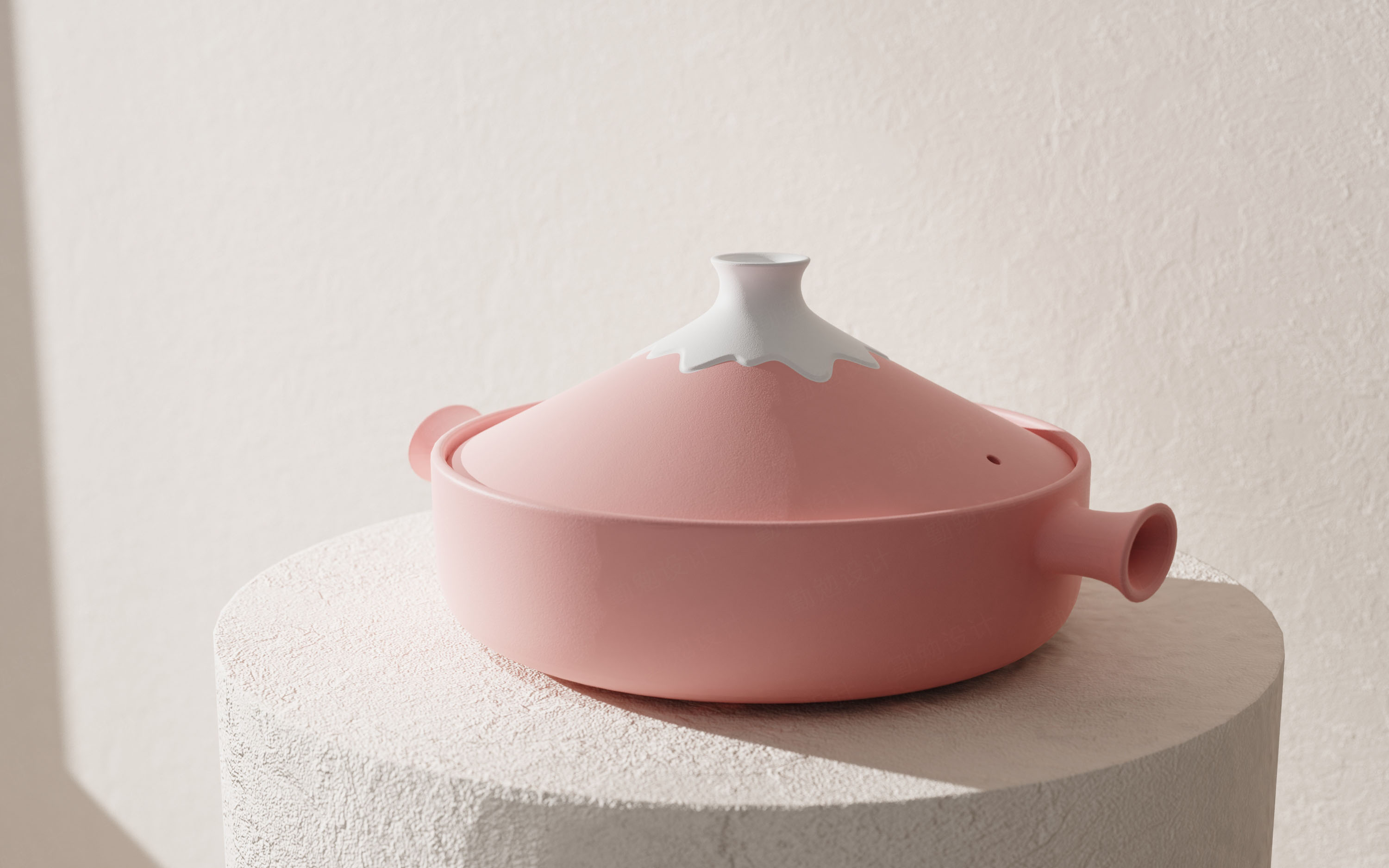 Casserole，Ceramic pot，Kitchen supplies，Life aesthetics，Fuji，Diligent design，