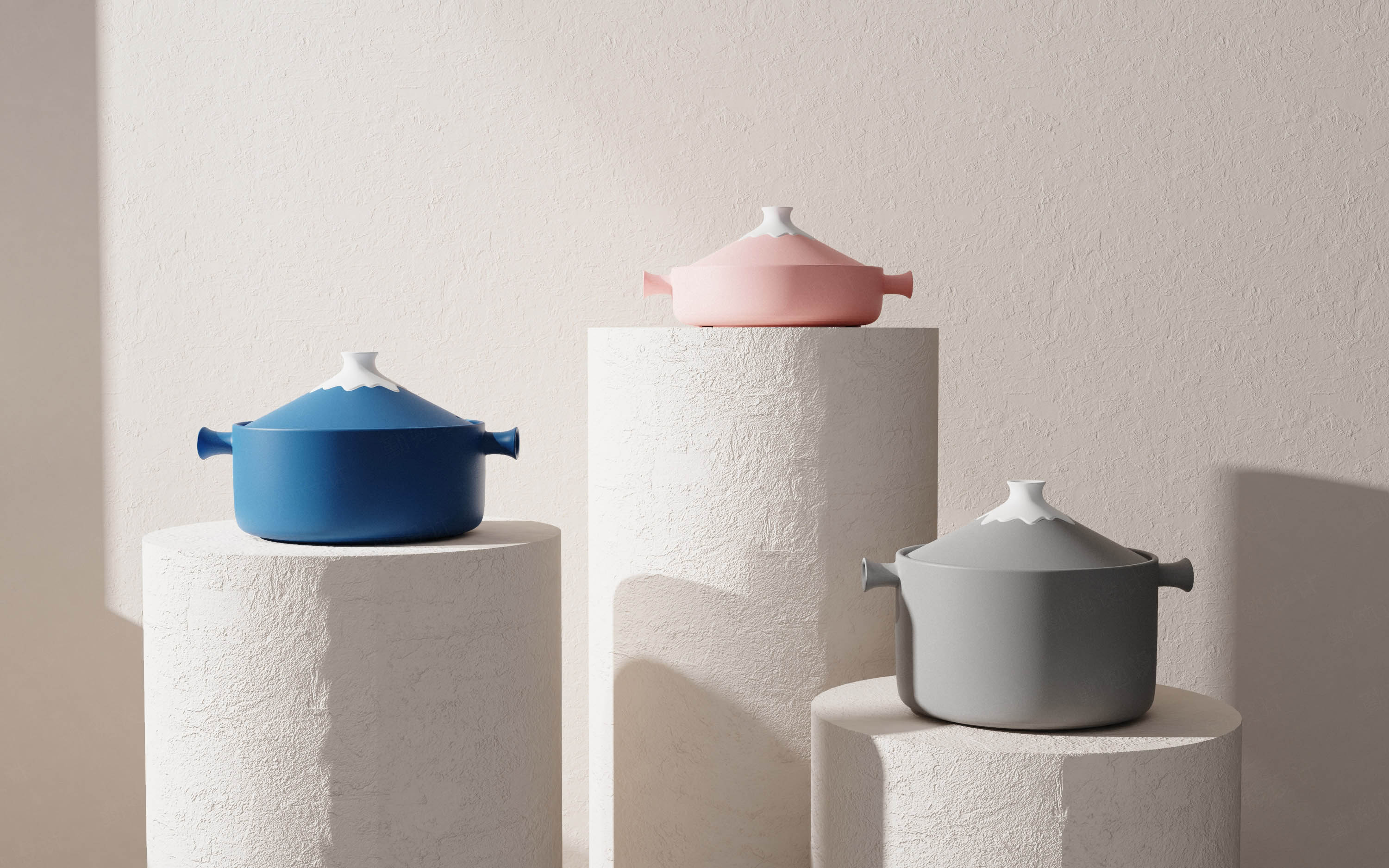 Casserole，Ceramic pot，Kitchen supplies，Life aesthetics，Fuji，Diligent design，