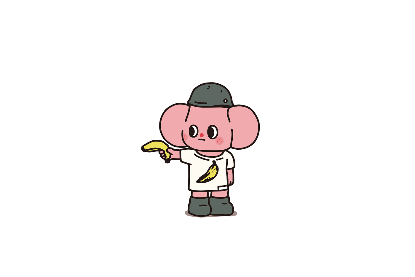 Banana gun，Starfy，Character design，Resin toys，