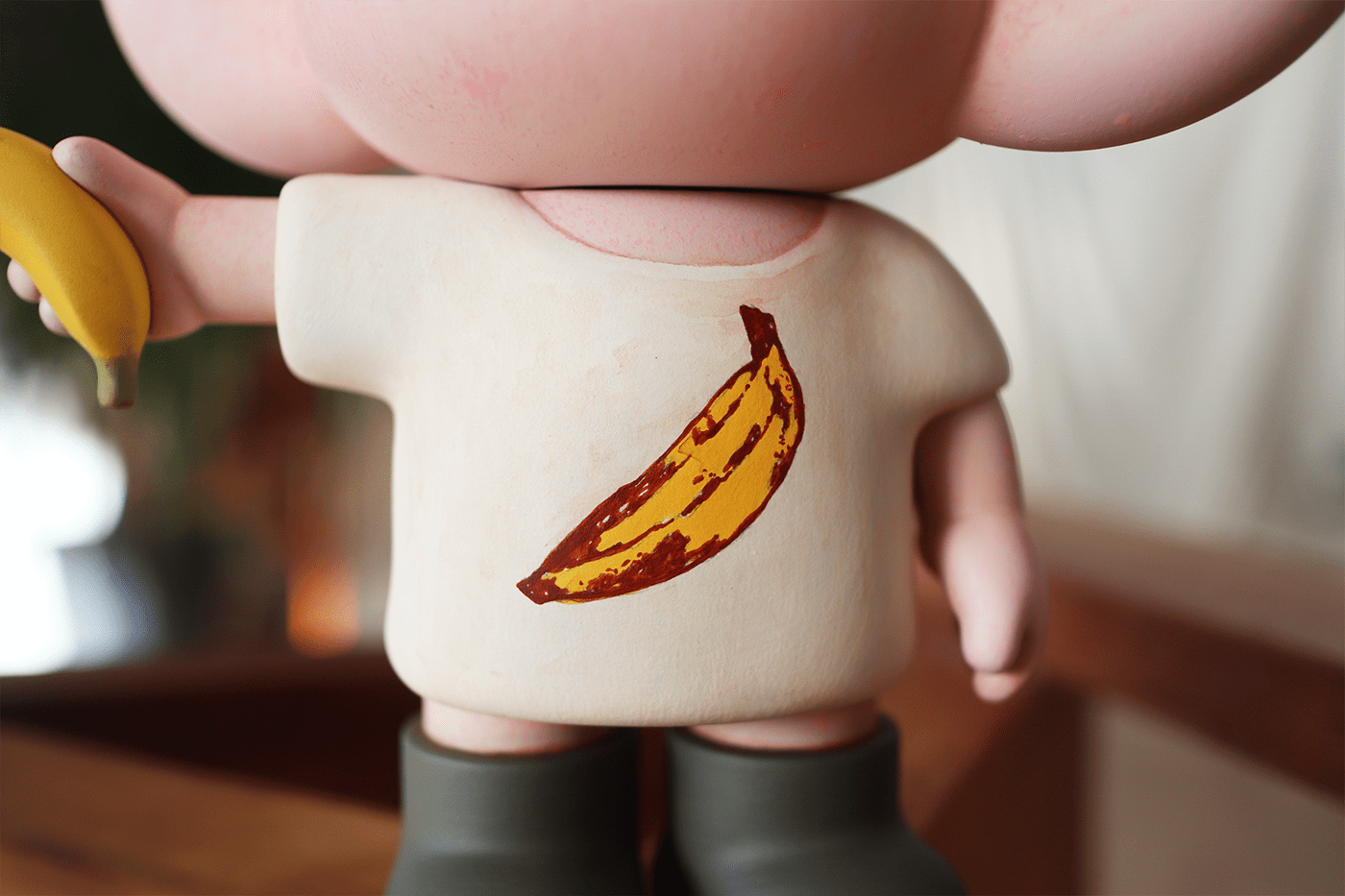 Banana gun，Starfy，Character design，Resin toys，