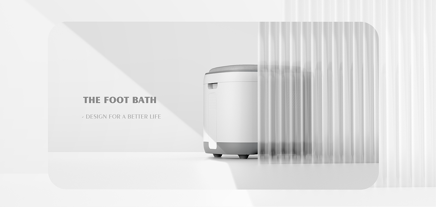 Grey design，Foot bath，Home appliance design，