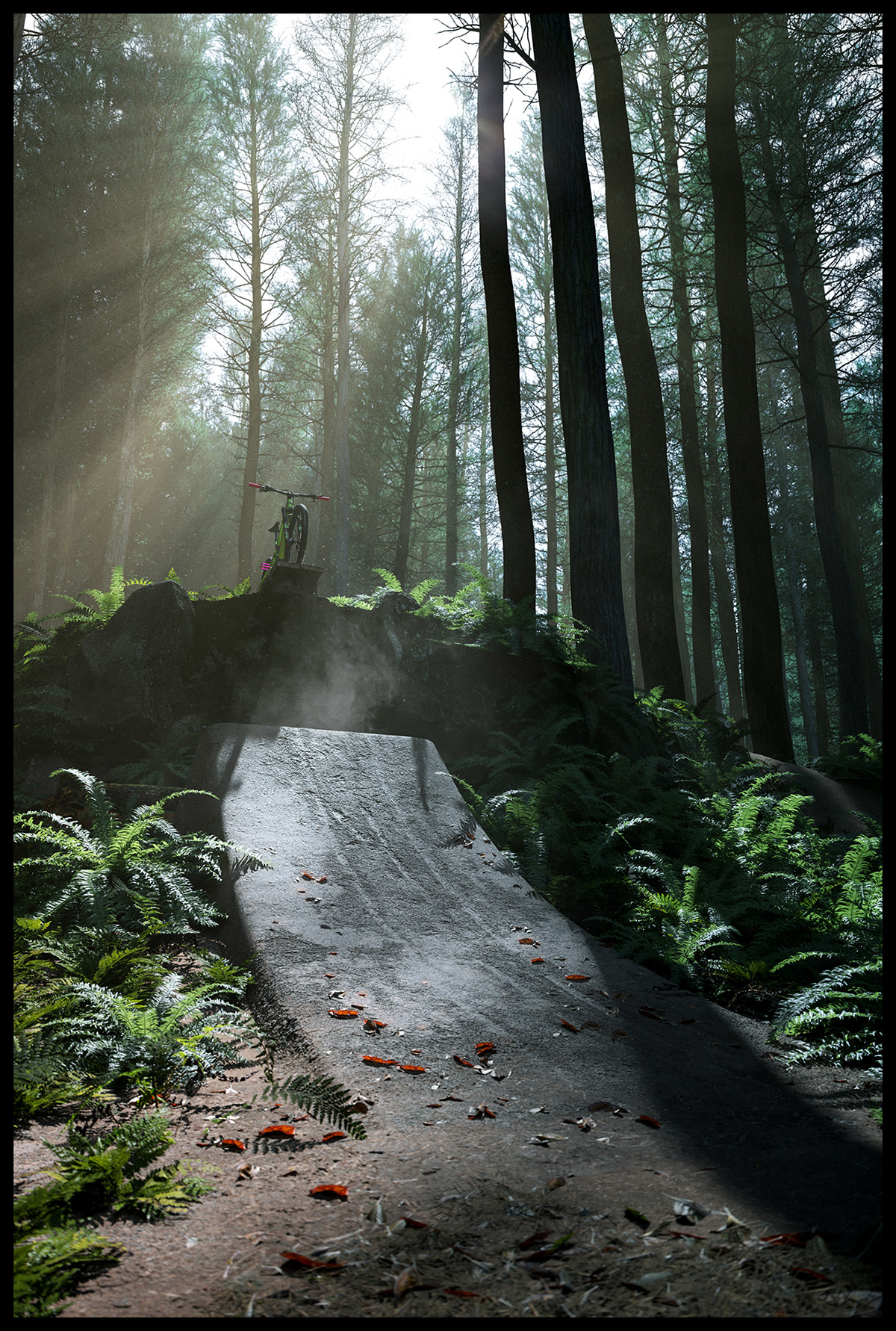 Bicycle，fictitious，park，Photography，