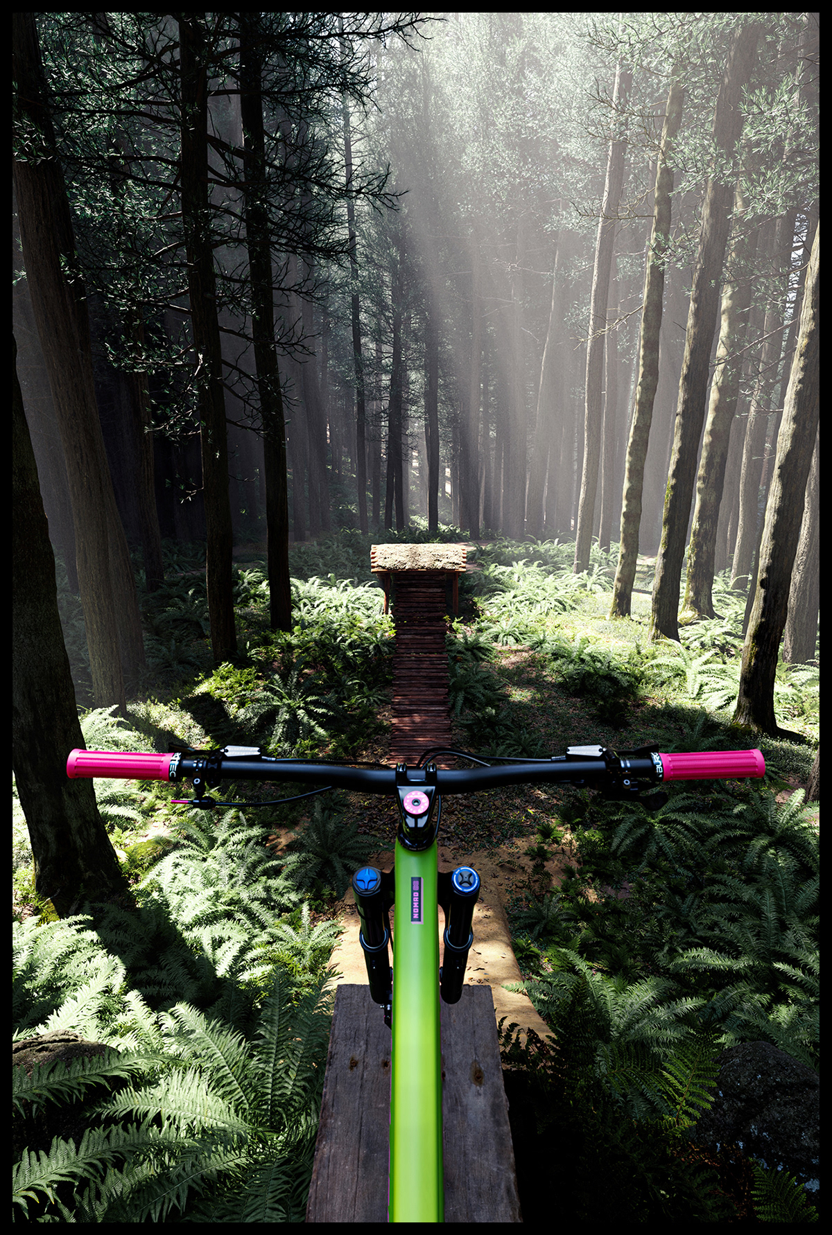 Bicycle，fictitious，park，Photography，