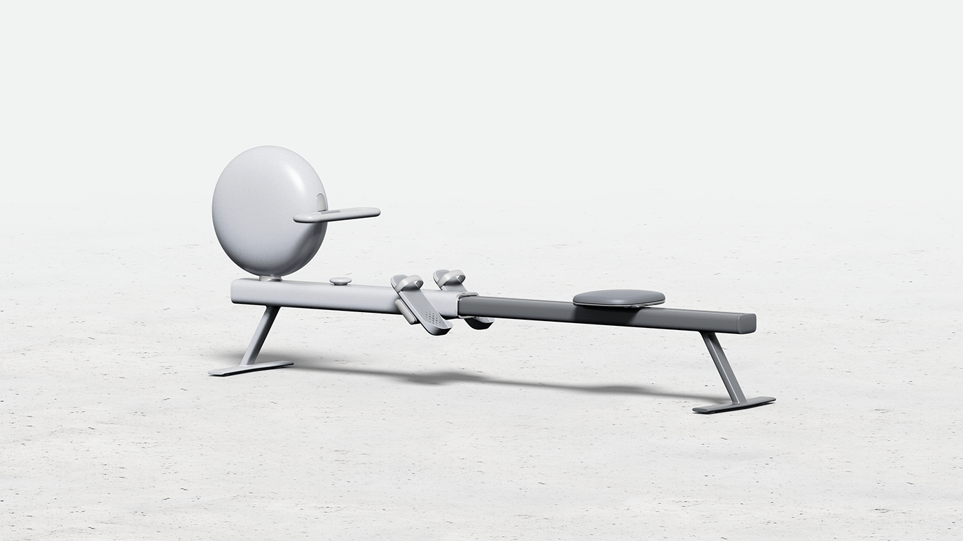 3d，industrial design，Rowing machine，Beam，concept，