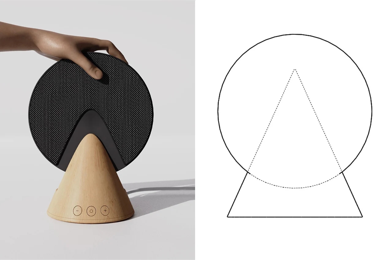 Bluetooth，speaker，product design，geometry，