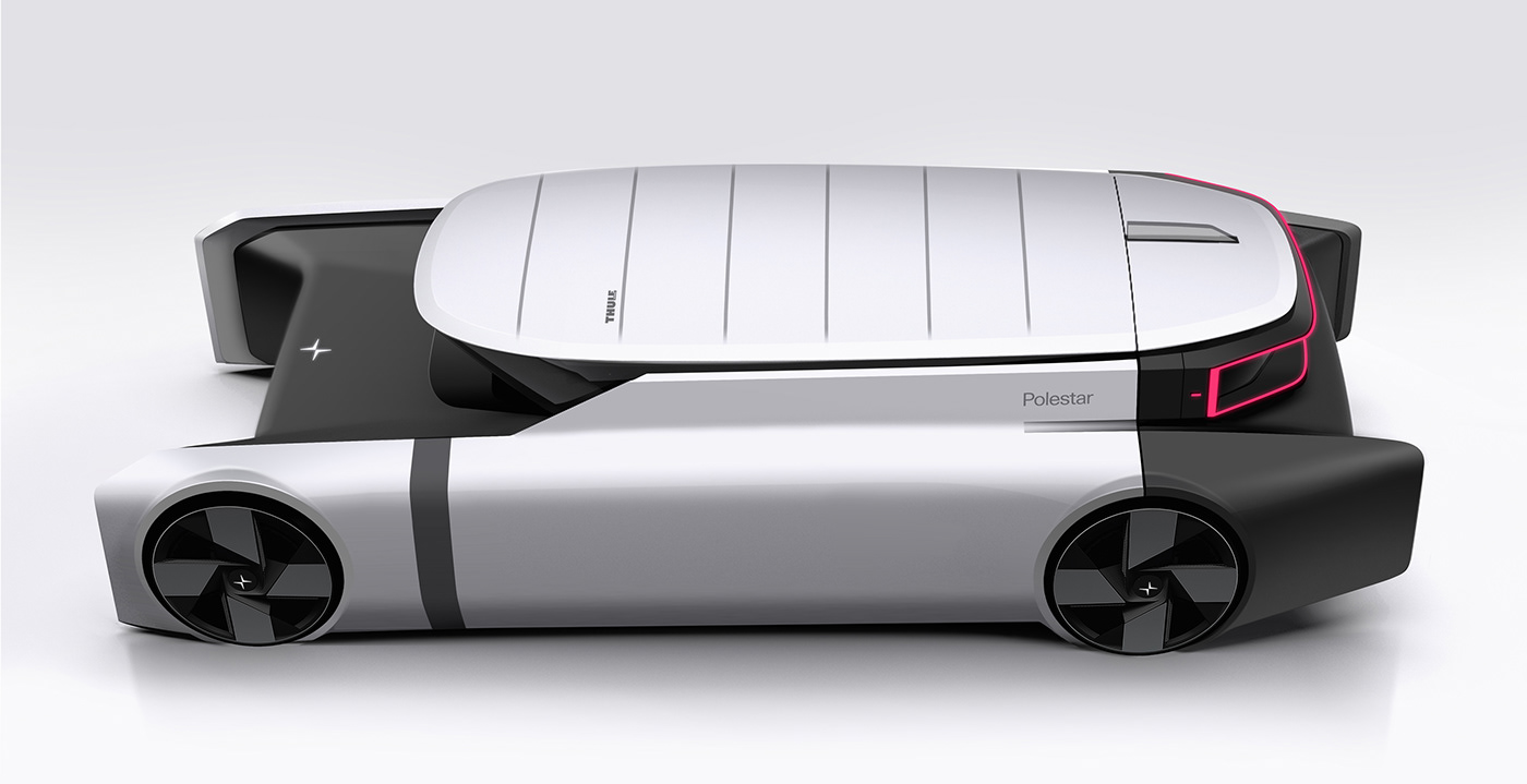 Polaris global traveler，Volvo 240 polar，Automobile design，conceptual design，